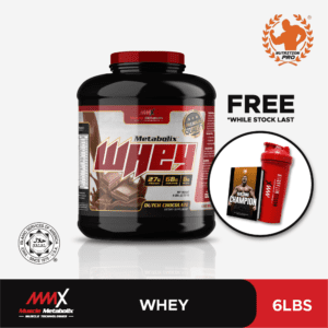 MMX Metabolix Whey Protein 6lbs(Free Shaker and Ebook while stock last)