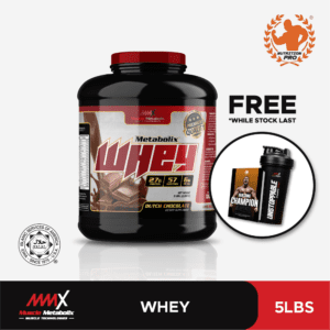 MMX Metabolix Whey Protein 4.4lbs(Free Shaker and Ebook while stock last)