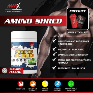MMX Amino Shred 30 Servings + Free Shaker (while stock last)